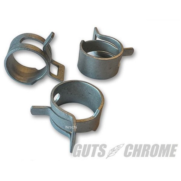 RU-348 ガッツクローム コンチネンタル3/8″ホース用クリップタイプホースバンド