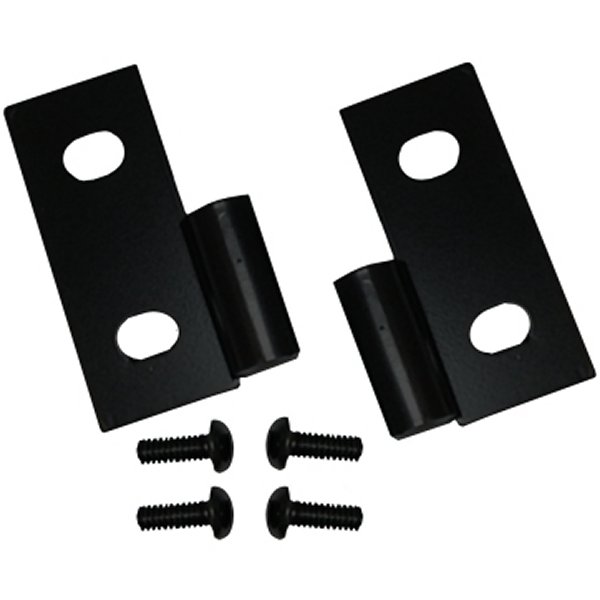 Rugged Ridge 76-06 Jeep CJ / Jeep ラングラー Black Lower Door Hinge Brackets
