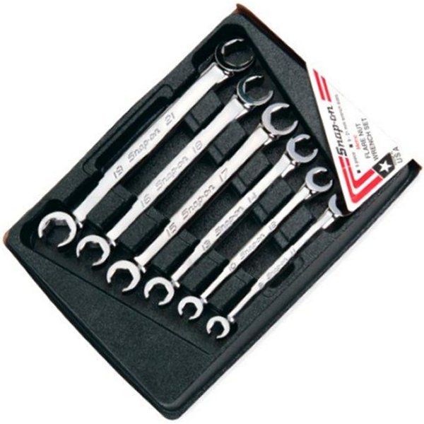 RXFMS606B スナップオン Snap-on フランクドライブ ダブル フレア ナット 6角 mm セット