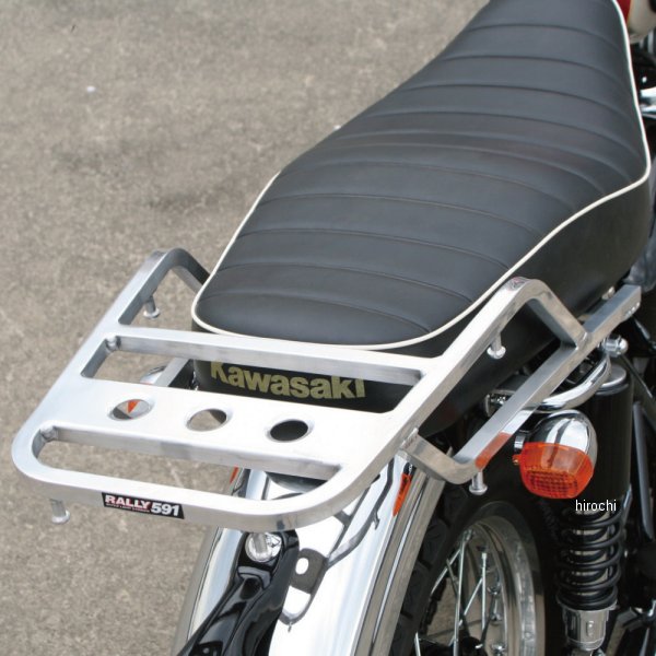 RY591K07 ラリー RALLY 591 アルミキャリア 16年以前 W800、W650、W400 シルバー
