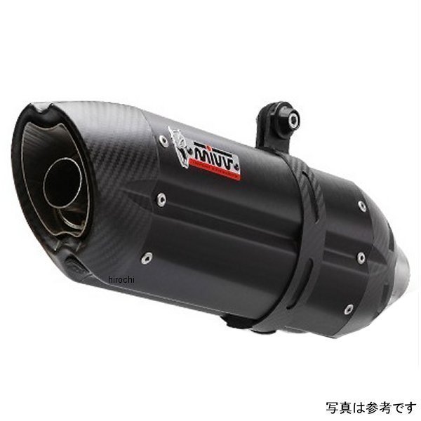 S.048.LXB Mivv スリップオンマフラー GP 17年-20年 GSX-S750 ブラックステンレス