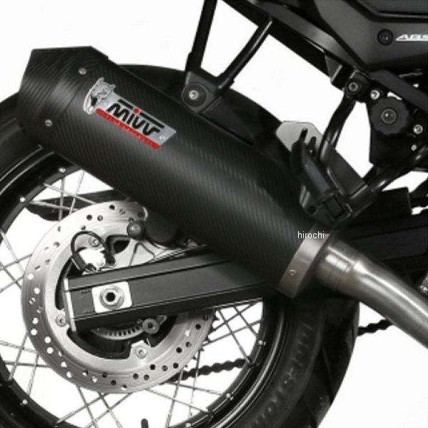S.049.LEC ミヴ Mivv スリップオンマフラー OVAL 17年-20年 V-Strom650 カーボン
