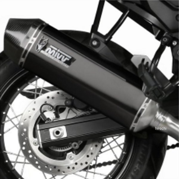 S.049.LRB ミヴ Mivv スリップオンマフラー 17年-20年 V-Strom650 ステンブラック