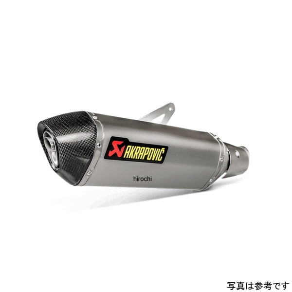 S-K4SO7-HRT アクラポビッチ AKRAPOVIC スリップオンマフラー 18年-22年 Ninja400 チタン EC/ECE