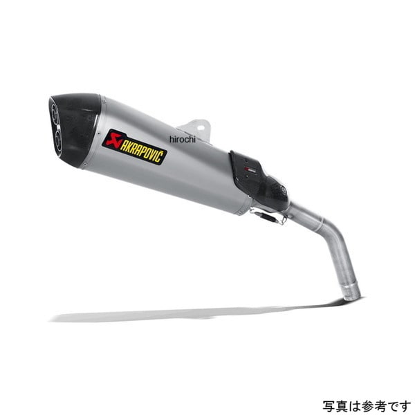 S-T800SO1-HZAAT アクラポビッチ AKRAPOVIC スリップオンマフラー E1仕様 コニカル 11年以降 トライアンフ タイガー800、800XC チタン