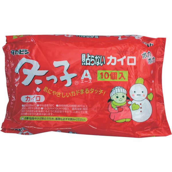 S387301 373-7091 タカビシ化学(株) タカビシ 貼らないカイロ冬っ子レギュラー10枚