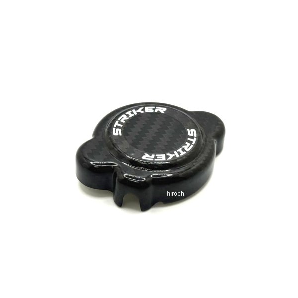SAD-CRCC158DC-S ストライカー STRIKER エアロデザインSADカーボンラジエターキャップカバー ロゴステッカー付属 Z900RS/CAFE 21-  ブラック