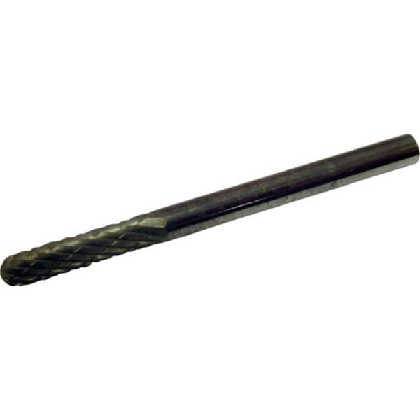 スーパー超硬バー オール超硬 先丸円筒型(ダブルカット)刃径：3.0mm 刃長：14.0mm 軸径：3.0mm