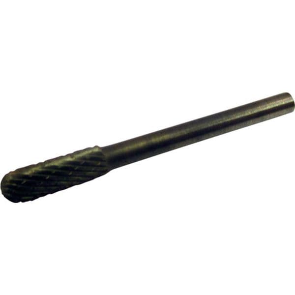 スーパー超硬バー オール超硬 先丸円筒型(ダブルカット)刃径：4.0mm 刃長：12.7mm 軸径：3.0mm