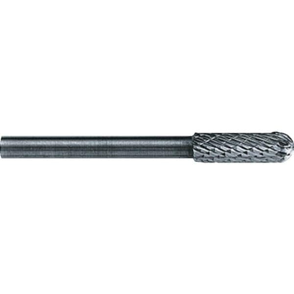 スーパー超硬バー オール超硬 先丸円筒型(シングルカット)刃径：4.0mm 刃長：12.7mm 軸径：3.0mm