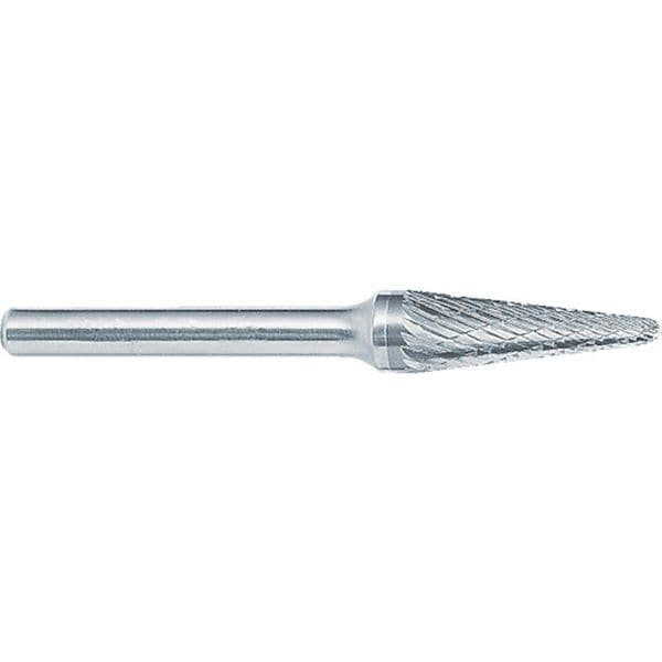 SB7C01SL 322-3027 スーパー超硬バー ロングシャンク径6mm(テーパー型)シングルカット刃径6.0