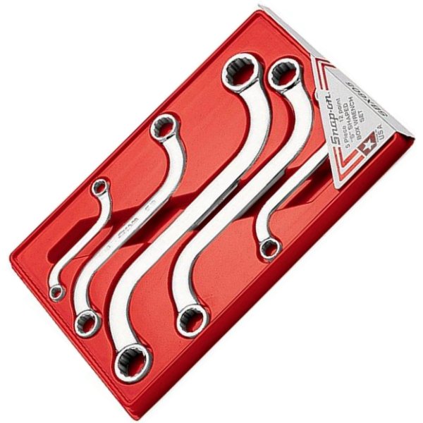 SBX605 スナップオン Snap-on S型レンチ 5ピースセット 12ポイント インチサイズ 6本組