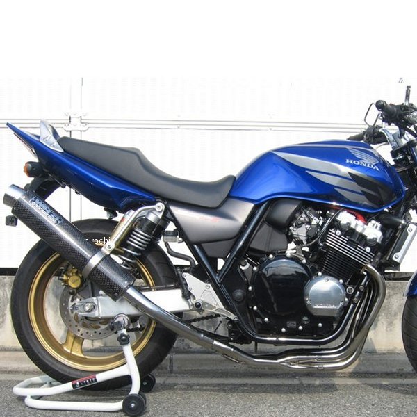 SC1409JM ダブルアールズ WR'S フルエキゾースト JMCA 02年-07年 CB400SF ステンレス/カーボン