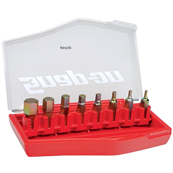 SDMC8RMH スナップオン Snap-on スクリュードライバー ビット ミリ 6角 レッド ケース 8個セット