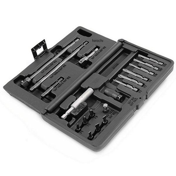 SDMEXT19K スナップオン Snap-on アダプタービットセット フラットチップ、フィリップスインサート、フィリップス、トルクスパワー 各3個