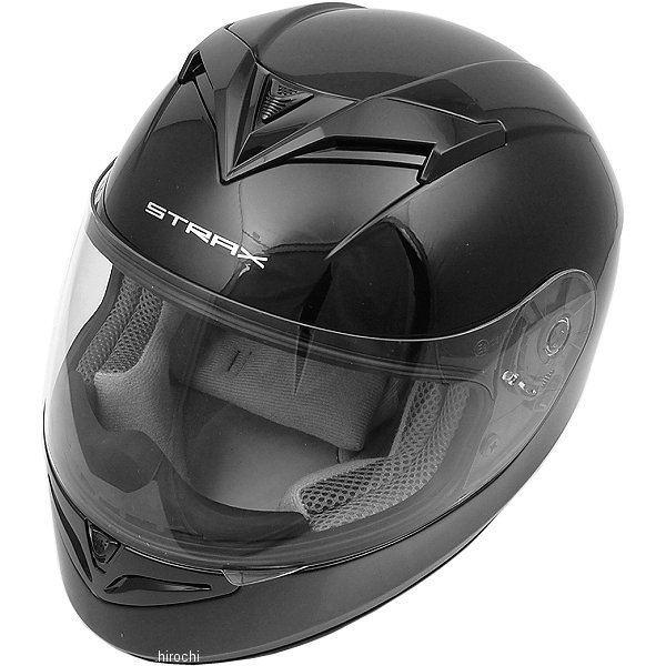 SF-12 リード工業 ヘルメット ストラックス STRAX 黒 Mサイズ (57cm-58cm)