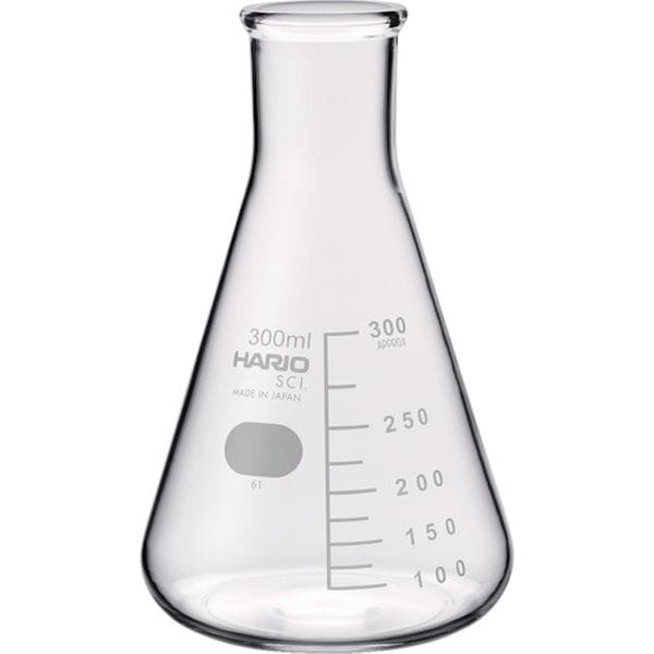 SF300SCI 855-7587 ハリオサイエンス(株) HARIO 三角フラスコ 目安目盛付 300ml