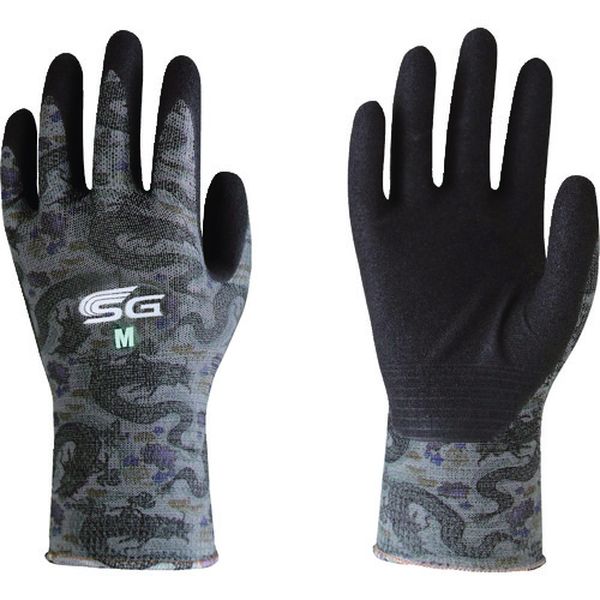 SGA047M (株)東和コーポレーション トワロン ニトリル背抜き手袋 SG-A047 ドラゴングレー M