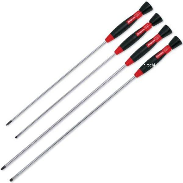 SGDEL40 スナップオン Snap-on ロング 電工用ミニ フラットチップ スクリュードライバー 4個 セット