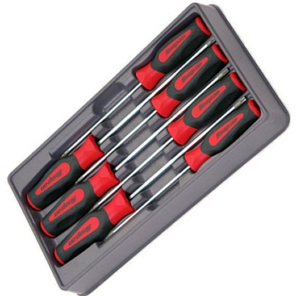 SGDTRXL70BR スナップオン Snap-on トルクス タンパー レジスタント ドライバー ロング 赤 セット