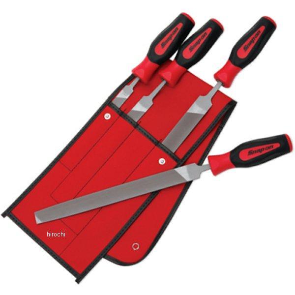 SGHBF300A スナップオン Snap-on 粗目ミルやすり レッド 4個 セット
