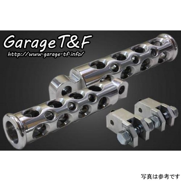 SHA400FP24B ガレージT＆F コンバットフットペグ リアSET 01年-08年 シャドウ400 ポリッシュ