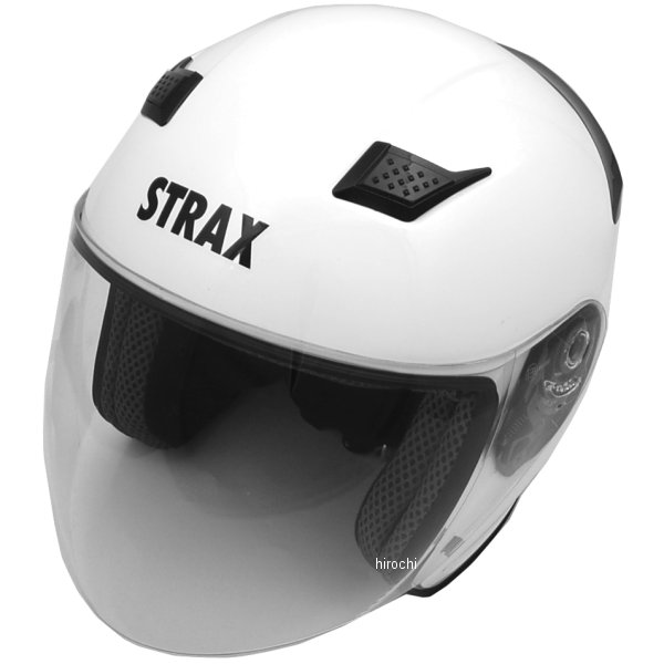 SJ-8 リード工業 ヘルメット ストラックス 白 Mサイズ (57cm-58cm)
