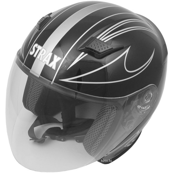 SJ-9 リード工業 ヘルメット ストラックス 黒 Mサイズ (57cm-58cm)