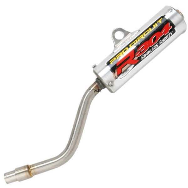 SK00065-R プロサーキット Pro Circuit R-304 ショーティー マフラー 00年-01年 KX65 ステンレス