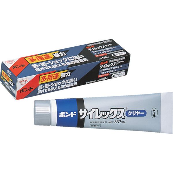 SLX120 103-3972 コニシ(株) コニシ サイレックス 120ml(箱)透明 ＃46842 透明