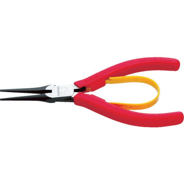 SM03 826-6579 (株)スリーピークス技研 スリーピークス ニードルノーズプライヤー(バネ付) 130mm