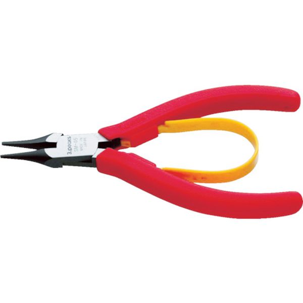 SM05 (株)スリーピークス技研 スリーピークス ショートニードルノーズプライヤー(バネ付) 118mm