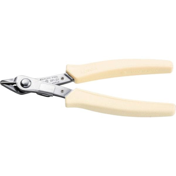SP21 (株)スリーピークス技研 スリーピークス ステンレス製ニッパ(リードストッパー付・バネ付) 126mm