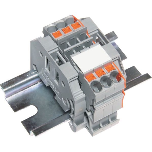 SPTB24A23P トラスコ中山(株) TRUSCO スプリング式端子台2線式 3極 電線サイズ0.25～2.5