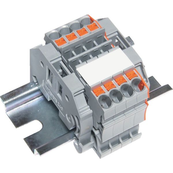 SPTB24A24P トラスコ中山(株) TRUSCO スプリング式端子台2線式 4極 電線サイズ0.25～2.5