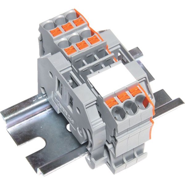 SPTB24A33P トラスコ中山(株) TRUSCO スプリング式端子台3線式 3極 電線サイズ0.25～2.5