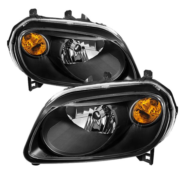 SPY9023828 Spyder Xtune シボレー Hhr 2006年-2011年 Crystal ヘッドライト ブラック HD-JH-CHHR06-BK