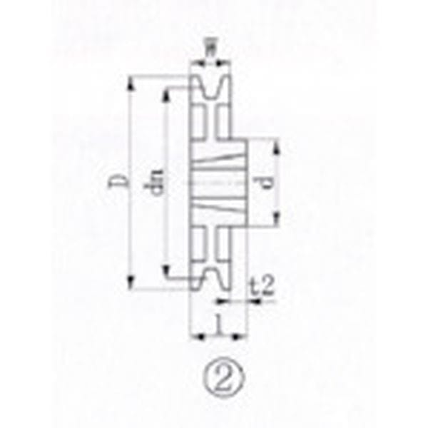 SPZ1801 380-6936 エバオン(株) EVN ブッシングプーリー SPZ 180mm 溝数1