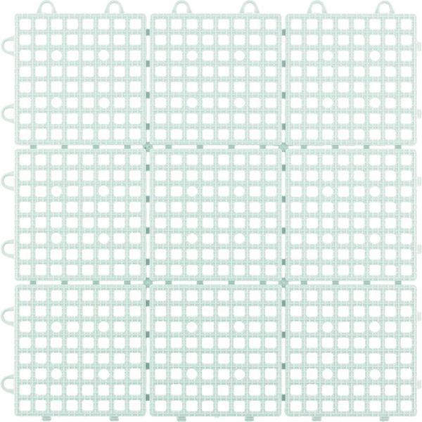 SQ302 400-7808 ワタナベ工業(株) ワタナベ タイル システムスクエア 30×30cm グレー
