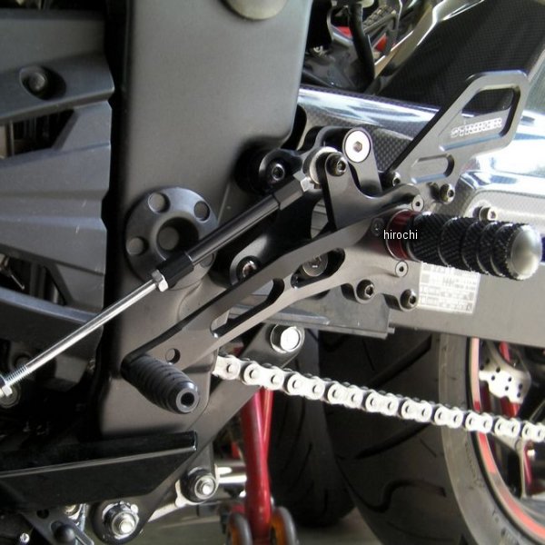 SS-AA294B-R3 ストライカー STRIKER レーシングステップキット タイプ3 13年-18年 Ninja250、Z250 黒