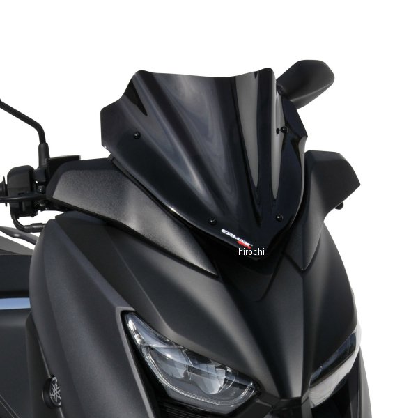 SS02Y81-XX アルマックス ERMAX スーパースポーツ スクリーン 30cm 18年-21年 X-MAX125 サテンブラック