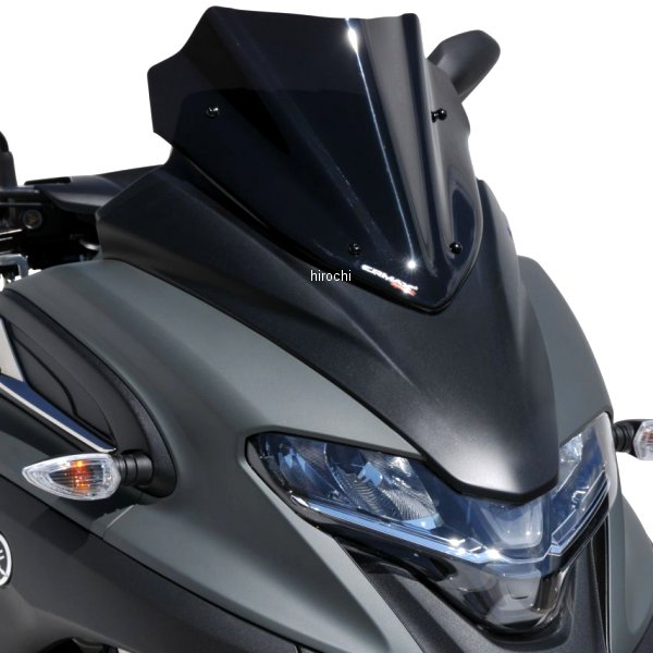 SS02Y94-XX アルマックス ERMAX スーパースポーツ スクリーン 30cm 20年-21年 TRICITY300 サテンブラック