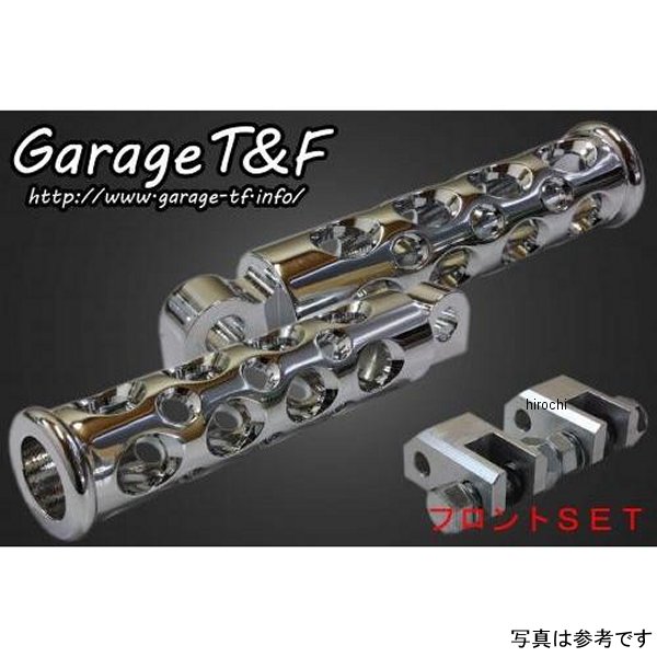 SS400FP12 ガレージT&F コンバットフットペグ フロントSET シャドウスラッシャー400 メッキ