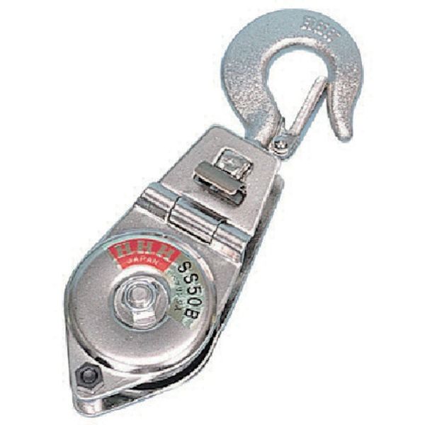 SS50B 808-7271 (株)スリーエッチ HHH シンプルスナッチ フック型50mmベアリング入