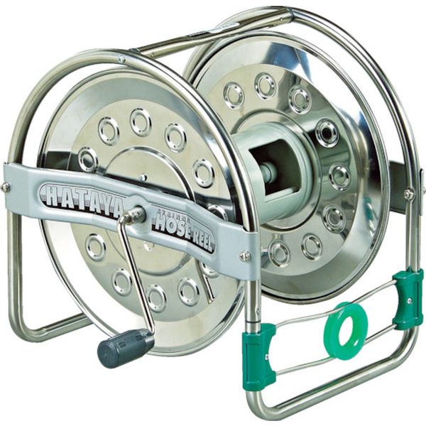 SSD0 370-4424 (株)ハタヤリミテッド ハタヤ ステンノホースリール 20m巻用 リール本体のみ
