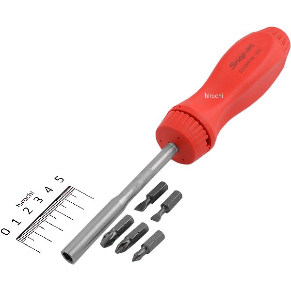 SSDMR4BR スナップオン Snap-on ラチェッティング スクリュードライバー レッド 8-3/4インチ