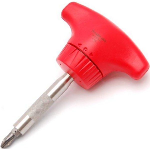 SSDMRT1R スナップオン Snap-on ハード Ｔハンドル スタビ ドライバー 全長 3 15/16インチ 赤