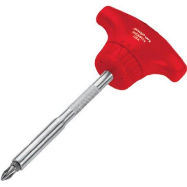 SSDMRT4R スナップオン Snap-on ハード Tハンドル スタンダード ドライバー 全長 5-27/32インチ 赤