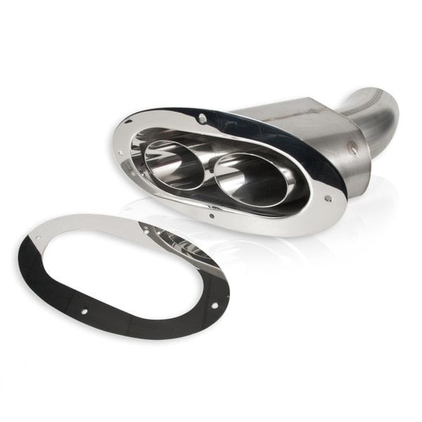 SSWST2815 Stainless Works Angled-Oval Through-Body チップ チューブ付き