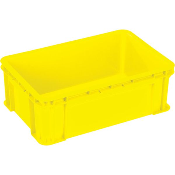 ST36B 岐阜プラスチック工業(株) リス ボックス型コンテナ 236704 ST型コンテナーST-36B 黄